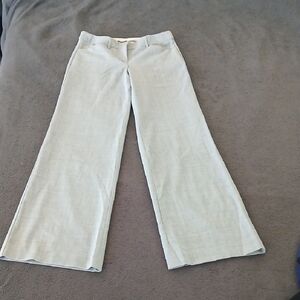 Express Pale Gray Wide Leg Trousers